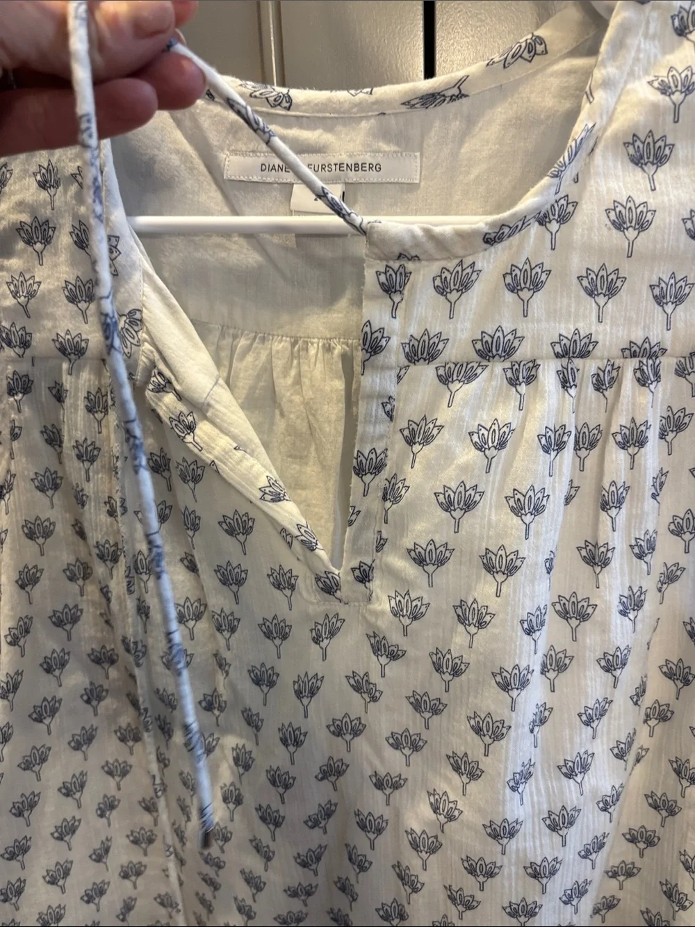 Diane Von Furstenberg Rissa tank sz 2
